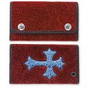 【VAN AMBURG LEATHERS ヴァンアンバーグレザーズ Wallet ウォレット 財布】ラージバイカーウォレット/バーガンディーヒポw/クロスインレ...