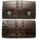 VAN AMBURG LEATHERS(@Ao[OU[Y)FLarge Biker Wallet/Tail Piece Alligator w/T-Bar([WoCJ[EHbg/eCs[XAQ[^[w/To[)