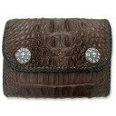 Van Amburg Leathers(ヴァンアンバーグレザーズ):Yen Style Wallet/Head Piece Alligator w/T-Bar(...