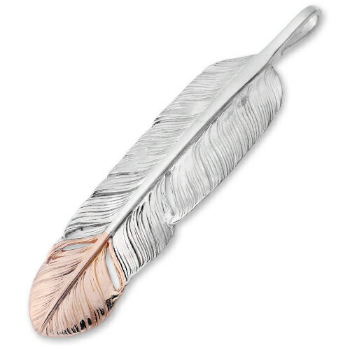 【鷲見太郎　Pendant　ペンダント】Mフェザー/K18トップペンダント/01【送料無料】