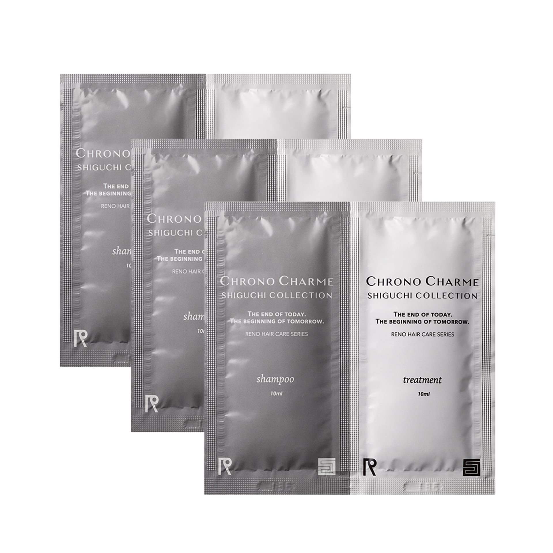 CHRONO CHARME shampoo treatment SHIGUCHI COLLECTION trial 各10mL×3set ユニセックス サロン品質 広尾 余市 北海道 公式 保湿 高級 うるおい まとまる ヘアケア シャンプー クロノシャルム シグチ コレクション旅行用 トラベル 送料込み スマートレター発送