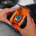 【IFLW】ウォッチロール 1本用 Blue Camo（ブルー迷彩） IFLWatches 時計ケース 本革ケース アイエフエル ウォッチケース 収納ケース 迷彩柄 カモフラ タイガ エピ 2