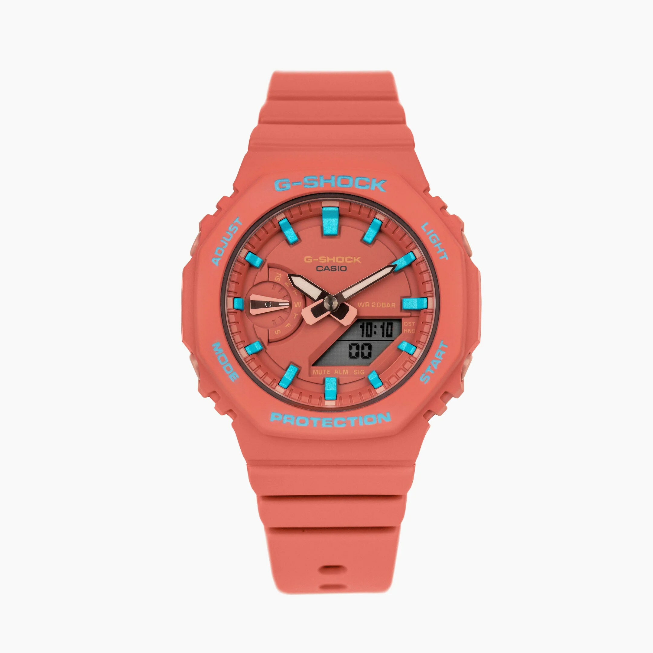 Gショックミニ G-Shock CasiOak Mini Coral Reef (カシオークミニ/コーラル)G-Shockシリーズ　Gショックミニ IFLW ウォッチ 腕時計1本 防水 rolex ロレックス インテリア 収納 フランクミューラー オメガ ルイヴィトン グッチ ブライトリング カシオ 43mm G-Shock GMA-S2100 シリーズ