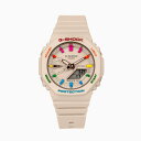 グッチ G-Shock CasiOak Mini Latte Rainbow (カシオークミニ/ラテレインボー）G-Shockシリーズ Gショックミニ IFLW ウォッチ 腕時計 防水 rolex ロレックス インテリア フランクミューラー オメガ ルイヴィトン グッチ ブライトリング カシオ 43mm G-Shock GMA-S2100 シリーズ