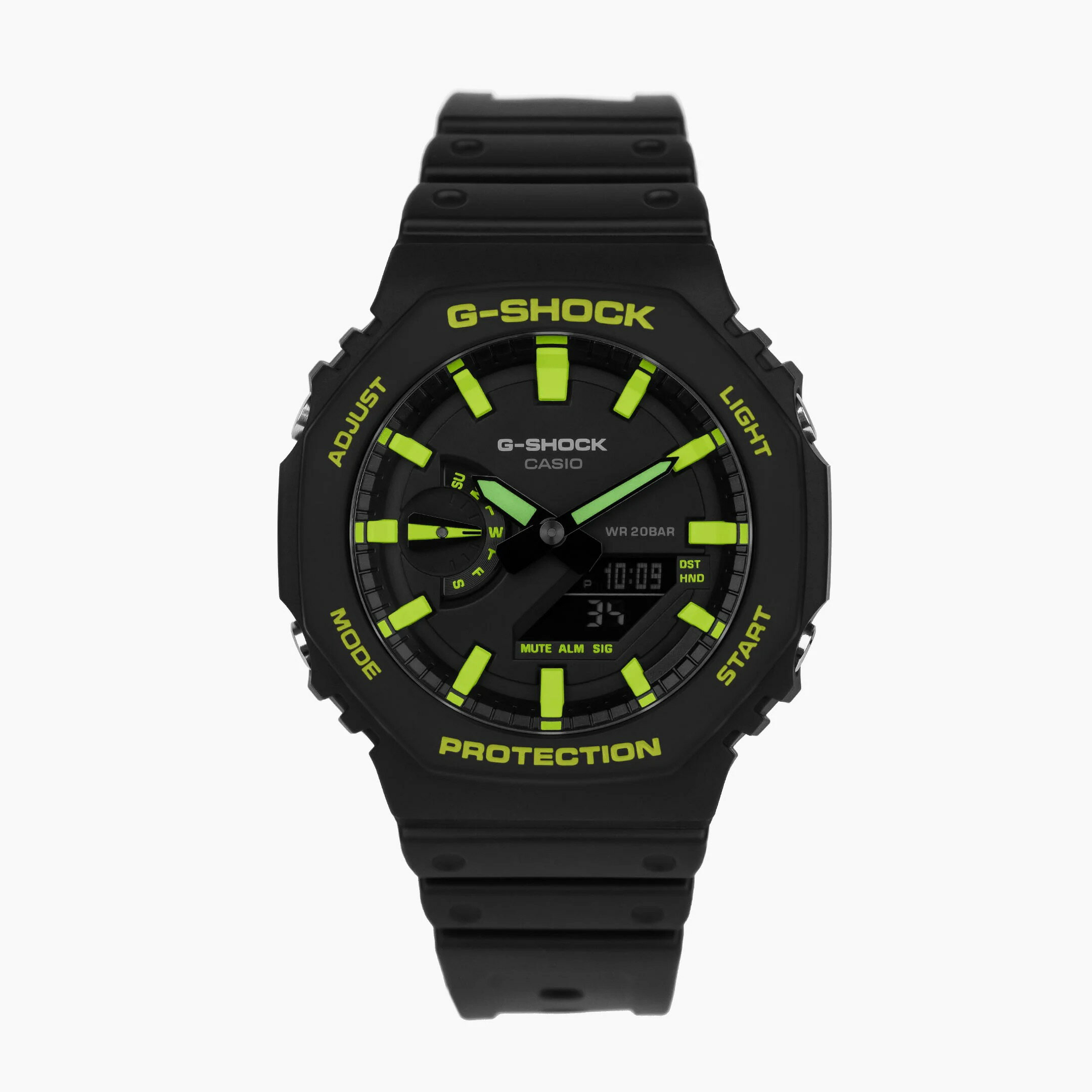 CasiOak Wasabi(カシオーク/ワサビ）G-Shockシリーズ　Gショック IFLW ウォッチ 腕時計1本 防水 rolex ロレックス インテリア 収納 フランクミューラー オメガ ルイヴィトン グッチ ブライトリング カシオ GA-2100 45mm