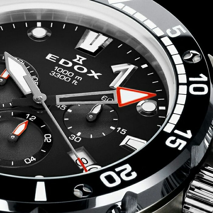 【ポイント10倍！楽天お買い物マラソン11/4(火)20:00〜11/11(火)1:59】10242-TINM-NIN クロノオフショア1 クロノグラフ EDOX エドックス 時計 腕時計