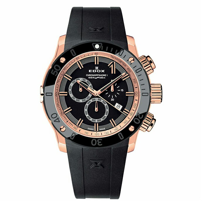 【ポイント10倍！お買い物マラソン8/4(月)20:00〜8/11(月)1:59】10221-37R-NIR クロノオフショア1 クロノグラフ EDOX エドックス 時計 腕時計