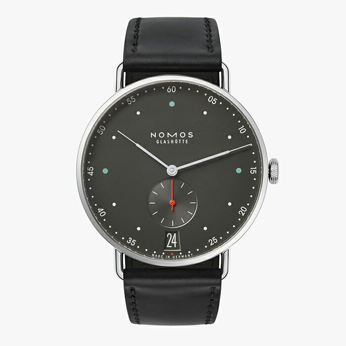 NOMOS Glashutte メトロ 38 デイト アーバングレー MT1B4UG2 時計 腕時計