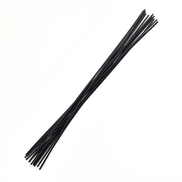Lapature(ラパチュア) リードディフューザー スティック 45cm ブラック 12本入り ...