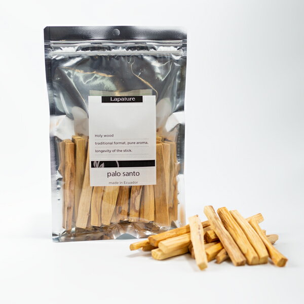 【お買い物マラソン】Lapature(ラパチュア) パロサント(PALO SANTO) スティックタイプ 100g エクアドル産 【送料無料】 お香　香木 お中元 プレゼントのサムネイル