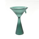 clear b(NA[r[)  Glass Incense Burner frosted teal green  IV v[g ̓