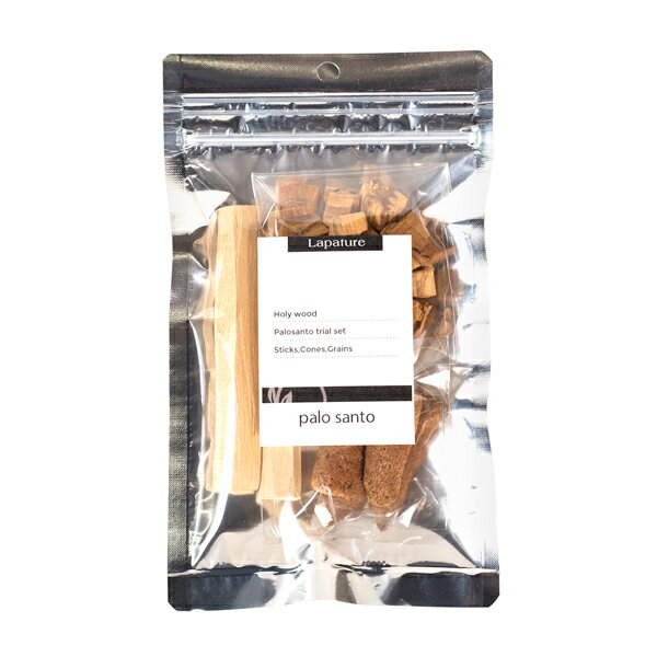 Lapature(ラパチュア) パロサント(PALO SANTO) トライアルセット エクアドル産【送料無料】 お香 香木 プレゼント 母の日