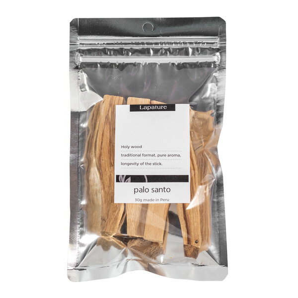 Lapature(ラパチュア) パロサント(PALO SANTO) スティックタイプ ペルー産　30g 【送料無料】 お香　香木 プレゼント 母の日