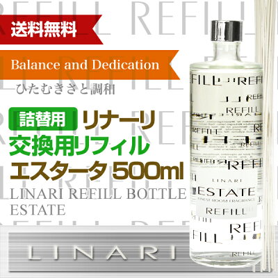【交換用リフィル】リナーリ(LINARI)リードディフューザーエスタータ(ESTATE)
