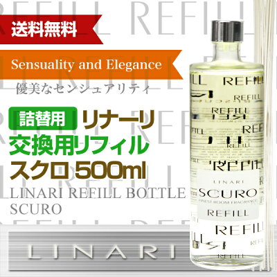 【交換用リフィル】リナーリ(LINARI)リードディフューザースクロ(SCURO)