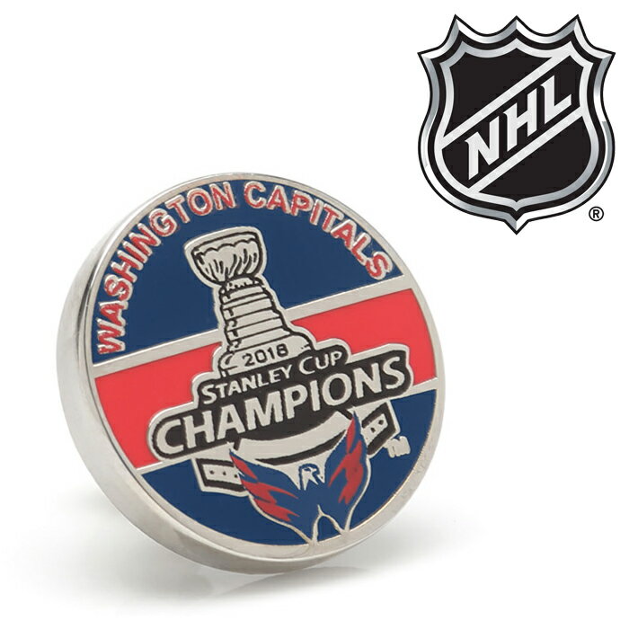 【アウトレット】◎ラペル ラペルピン スーツ 襟 ネクタイ女子 2018 Washingt on Capitals Stanley Cup Champions Lapel Pin ワシントン キャピタルズ 2018 スタンレーカップ チャンピオン PD-CPT18-LP