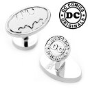 【アウトレット】◎アクセサリー カフス カフリンクス カフスボタン Various Licensed Silver Oval Batman Logo Cufflinks シルバー バットマンロゴ