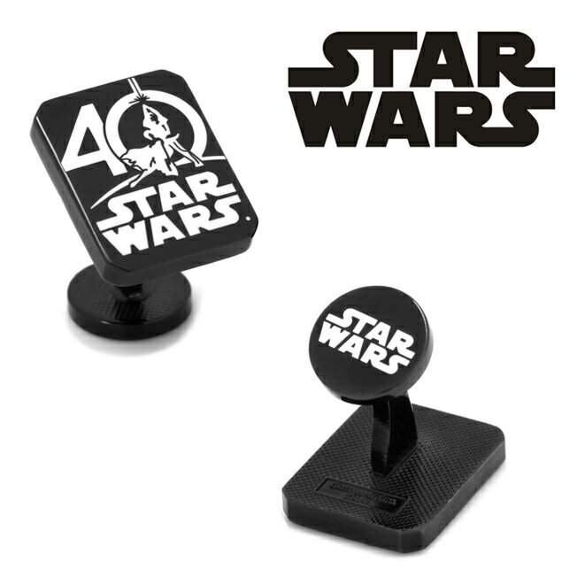 楽天CHRONOWORLD ジェネラルストア◎アクセサリー カフス カフリンクス カフスボタン Various Licensed StarWars A New Hope 40th Anniversary Cufflinks スターウォーズ創立40周年記念 アニバーサリー ブラック SW-40-BK