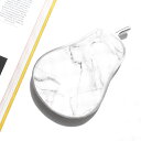洋梨のコースター PEAR COASTER マーブル ホワイト コースター グラス コップ ドリンク インテリア