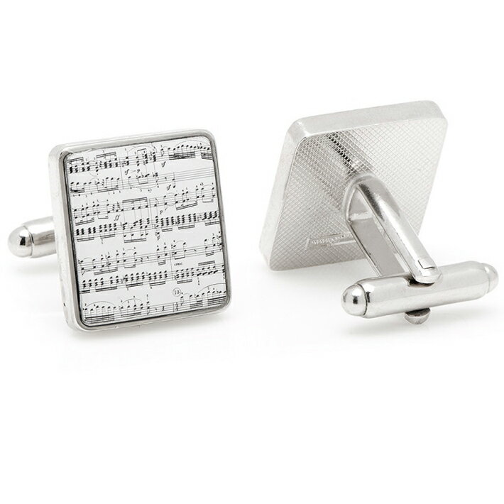 【スーパーSALE】カフス カフリンクス カフスボタン Classical Sheet Music Cufflinks 楽譜 譜面 CC-MSC-SL