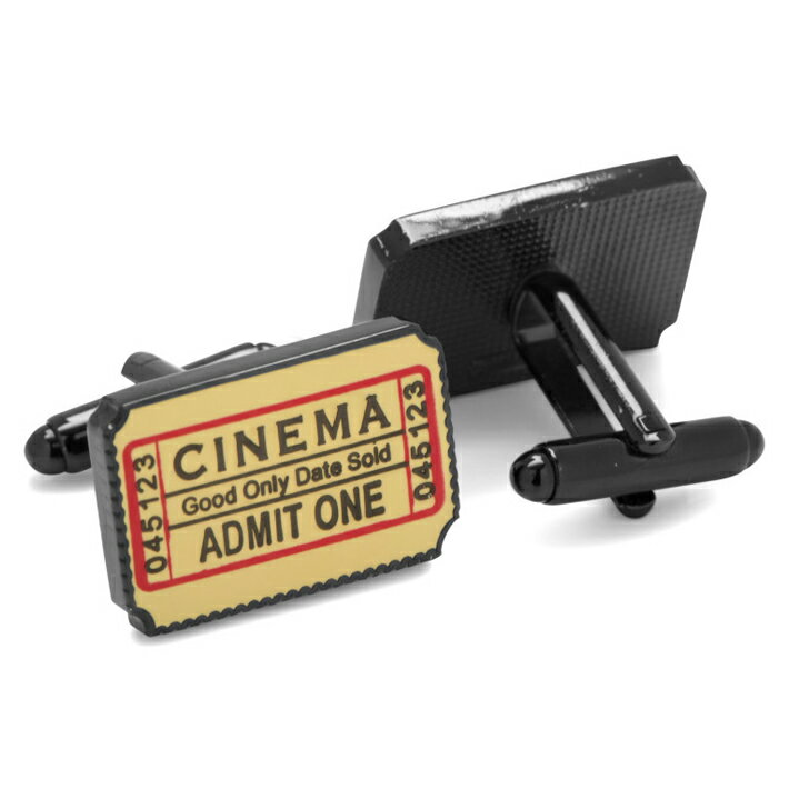 【スーパーSALE】カフス カフリンクス カフスボタン Cinema Ticket Cufflinks シネマチケット CC-TCKT-BK