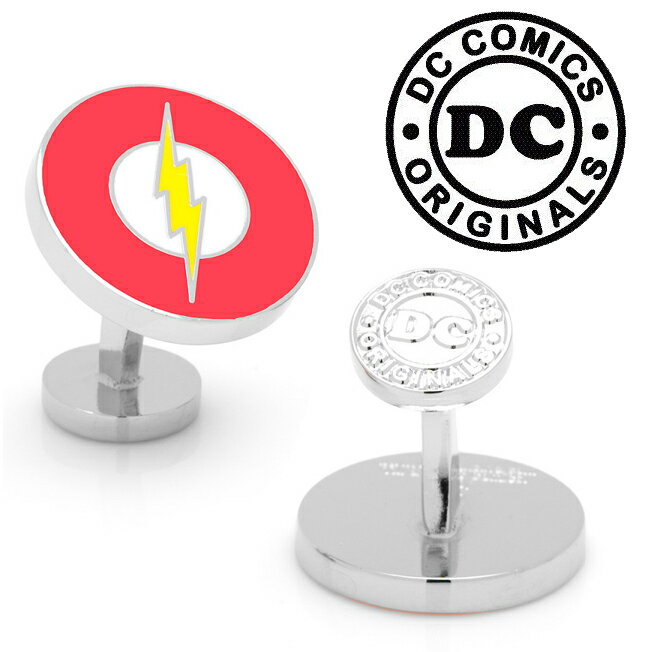 アクセサリー カフス カフリンクス カフスボタン Various Licensed Flash Logo Cufflinks ザ フラッシュ 稲妻 雷 ロゴ DC DC-FLL-SL