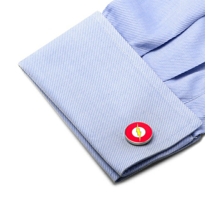 アクセサリー カフス カフリンクス カフスボタン Various Licensed Flash Logo Cufflinks ザ フラッシュ 稲妻 雷 ロゴ DC DC-FLL-SL
