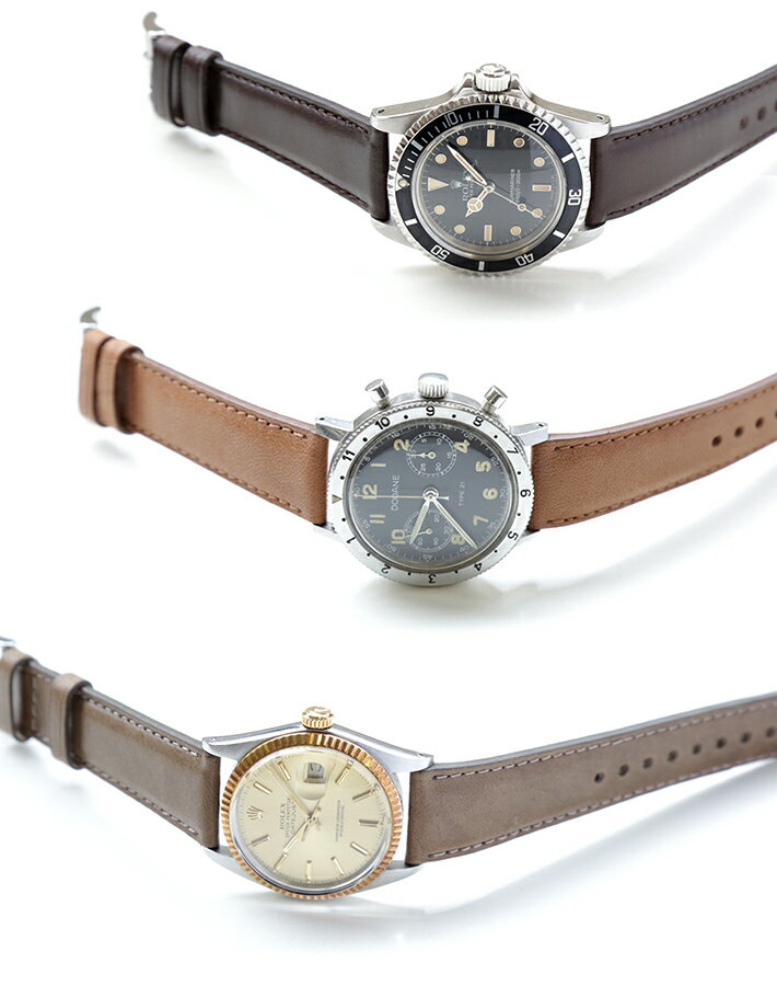 腕時計 ベルト バンド CHRONOWORLD Horse クロノワールド ホース レザー 馬革