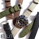 バネ棒付き 時計 ベルト Eulit Canvas Strap ユーリット キャンバス ストラップ