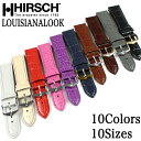 【只今ポイント10倍】【在庫限り】腕時計 ベルト HIRSCH ヒルシュ LOUISIANALOOK ルイジアナルック レザー革 12mm 14…