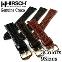 y|Cg10{zrv xg HIRSCH qV GENUINE CROCO NR U[v 12mm 13mm 14mm 15mm 16mm 17mm 18mm 19mm 20mm ubN uE