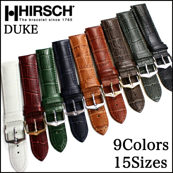 腕時計 ベルト HIRSCH ヒルシュ Duke デューク 