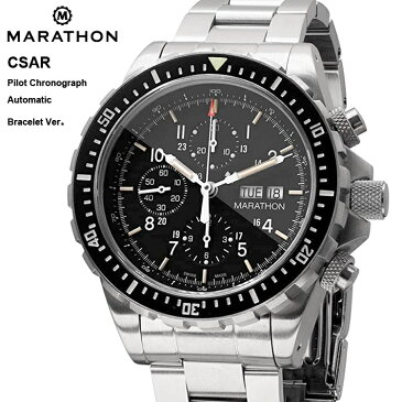 時計 腕時計 ミリタリーウォッチ アメリカ軍 MARATHON CSAR Chronograph Automatic 300m マラソン シーサー クロノグラフ 自動巻き オートマチック WW194014 ブレスレットバージョン