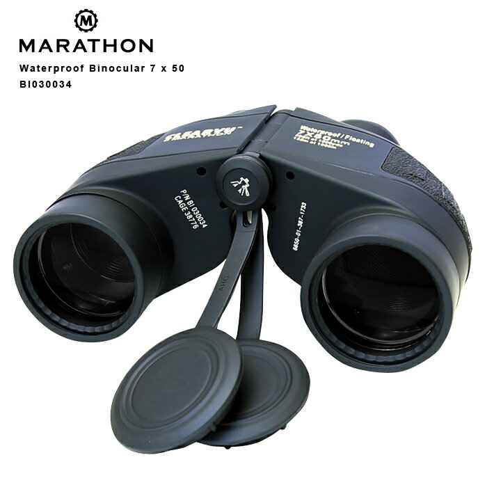 双眼鏡 アウトドア アメリカ軍 ミリタリー品 MARATHON Waterproof Binocular 7 x 50 BI030034