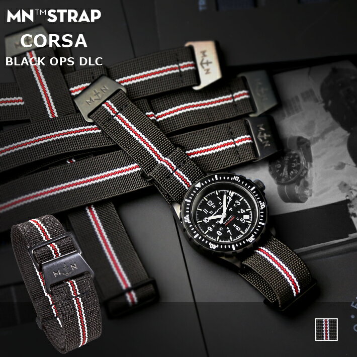 腕時計用アクセサリー, 腕時計用ベルト・バンド  MN STRAP MARINE NATIONAL CORSA DLC DLC 20mm 22mm