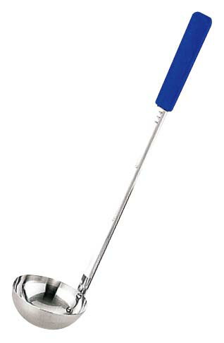 【ポイント20倍】UK 18-8 シリコンカラー スープレードル 180cc ブルー [三宝産業] レードルEBM vol.24[532-19]レードル・お玉