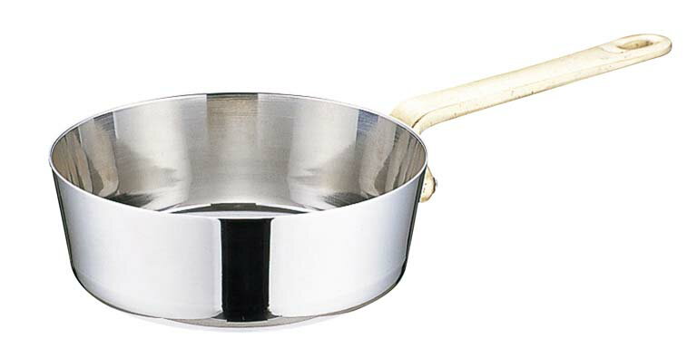 【ポイント20倍】UK 18-8 プチテーパー浅型片手鍋 蓋無 9cm [三宝産業] 片手鍋EBM vol.24[1226-11]ビュッフェ・宴会