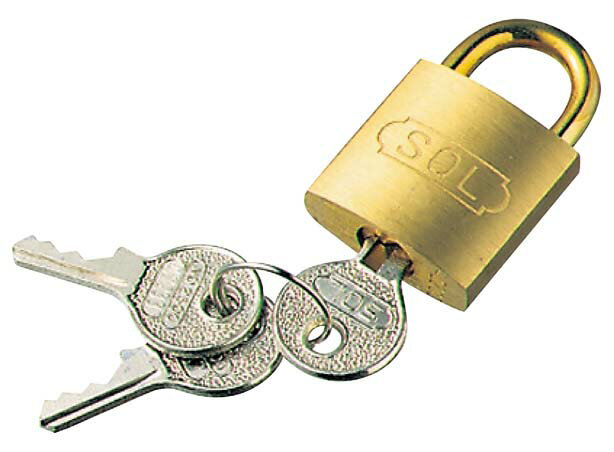 【ポイント20倍】南京錠(フグのカギ) [清水] 錠EBM vol.24[495-23]魚介類・下ごしらえ