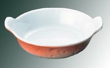 【ポイント20倍】ロイヤル 深型 丸耳付グラタン皿 No.610 18cm カラー [Royale srl] 皿EBM vol.24[204-11]オーブンウェア