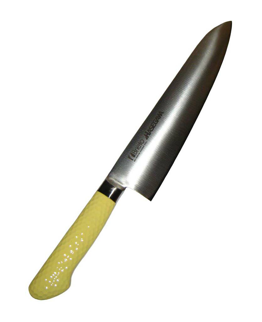 【ポイント20倍】ハセガワ 抗菌カラー庖丁 牛刀 MGK-27 27cm イエロー [長谷川化学工業] 牛刀EBM vol.24[250-4]庖丁