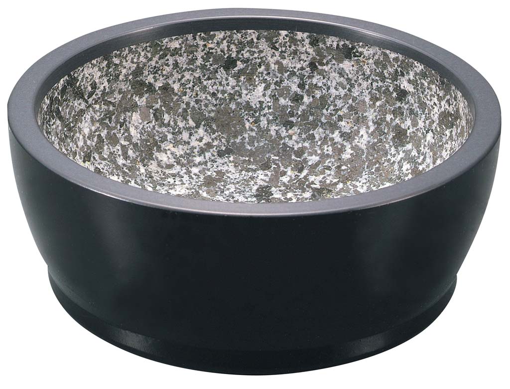 【ポイント20倍】ハードコート 石焼ビビンバ アルミ枠付(艶消ブラック)19cm [江部松商事] ビビンバ鍋EBM vol.24[1763-6]焼物用品