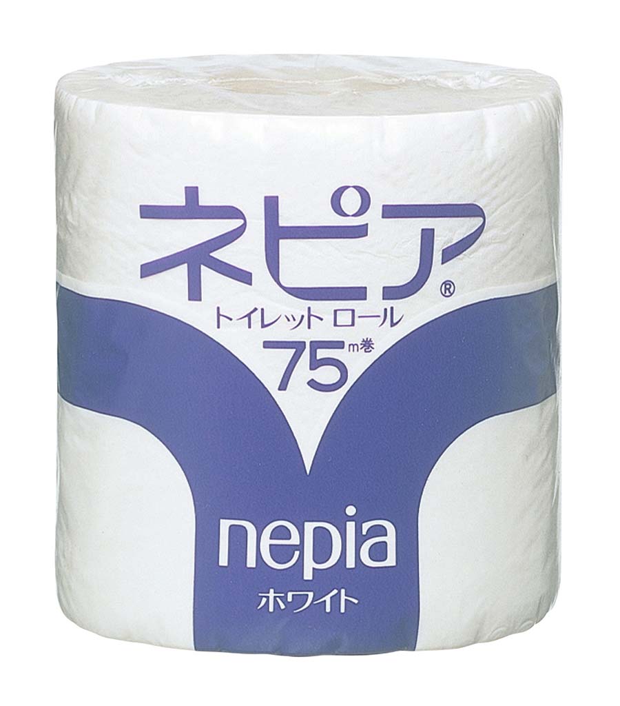 【ポイント20倍】ネピア トイレットペーパー 75mシングル(80ケ入) [王子ネピア] トイレットペーパーEBM vol.24[2518-10]清掃・衛生用品掃除用品