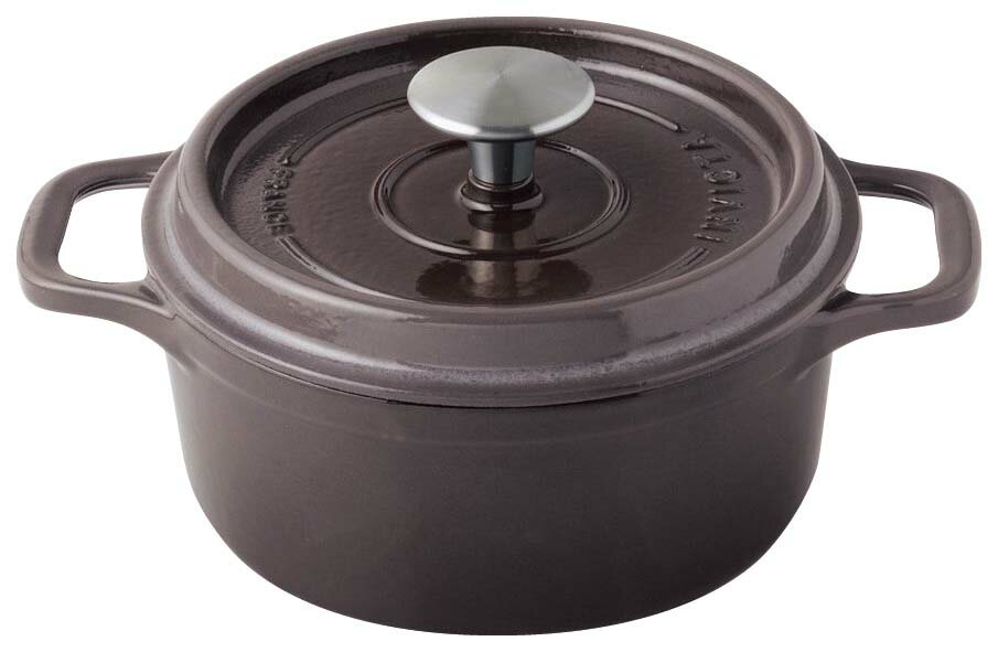 【ポイント16倍】アンヴィクタ キャセロール ラウンド 28cm トープ【ガス・ハロゲン・IH等】【電磁調理..