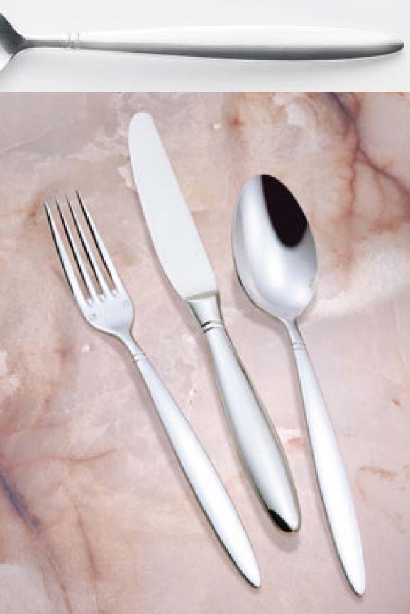 【ポイント12倍】18-8 パッシー デザートナイフ(H・H)波刃付 ウエイト付 EBM vol.25[1384-3]カトラリー・箸