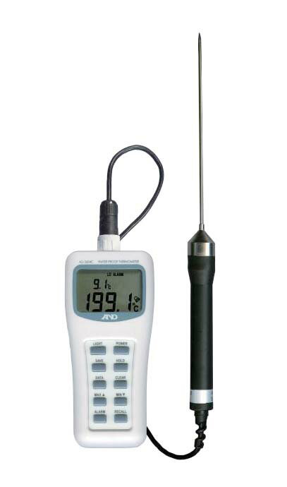 楽天厨房の達人【ポイント17倍】A&D デジタル防水型中心温度計 AD-5604C【防水】 EBM vol.25[755-11]温度計