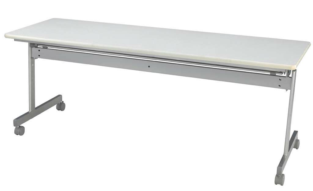 【ポイント20倍】会議用テーブル 跳ね上げ式 ネオホワイト KS1845NW【メーカー直送】 EBM vol.25[2032-..