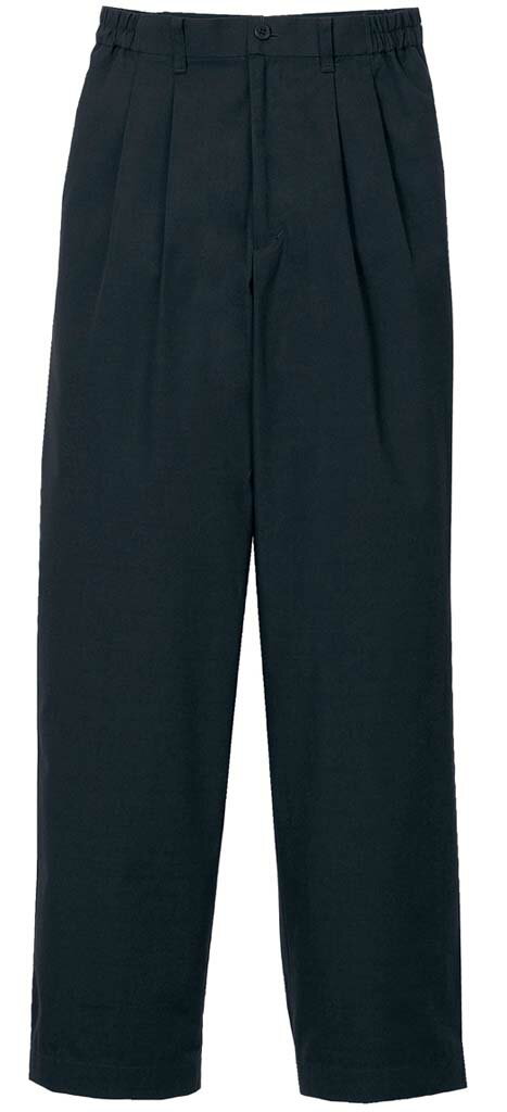 【ポイント19倍】ツータックパンツ(女性用)KP002L-7 黒 13号 EBM vol.25[2289-9]ユニフォーム