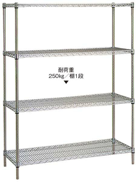 【ポイント20倍】スーパーエレクターシェルフ 5段 P1390×LLS1520【メーカー直送】【抗菌】 EBM vol.25[..