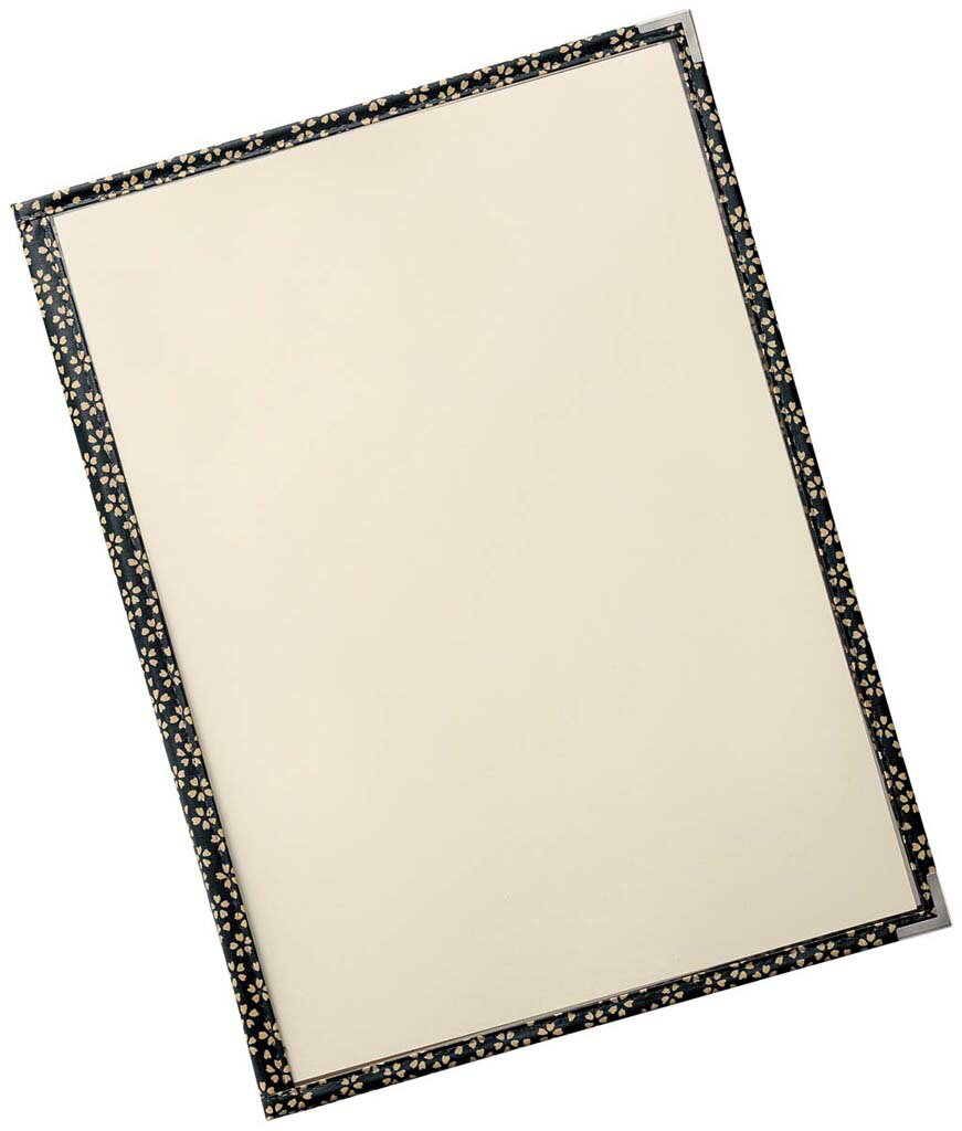 【ポイント18倍】えいむ PP布地クリアテーピングメニューブック 黒 PTA-441【日本製】 EBM vol.25[1919..