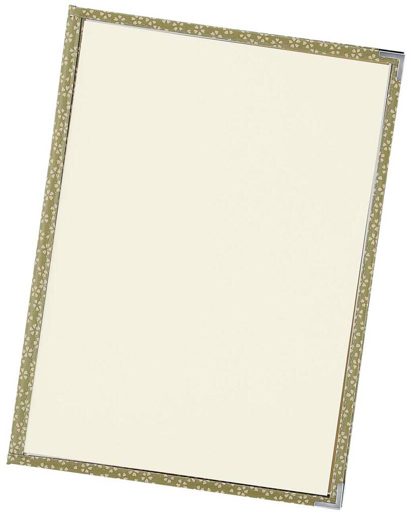 【ポイント18倍】えいむ PP布地クリアテーピングメニューブック 緑 PTA-441【日本製】 EBM vol.25[1919..